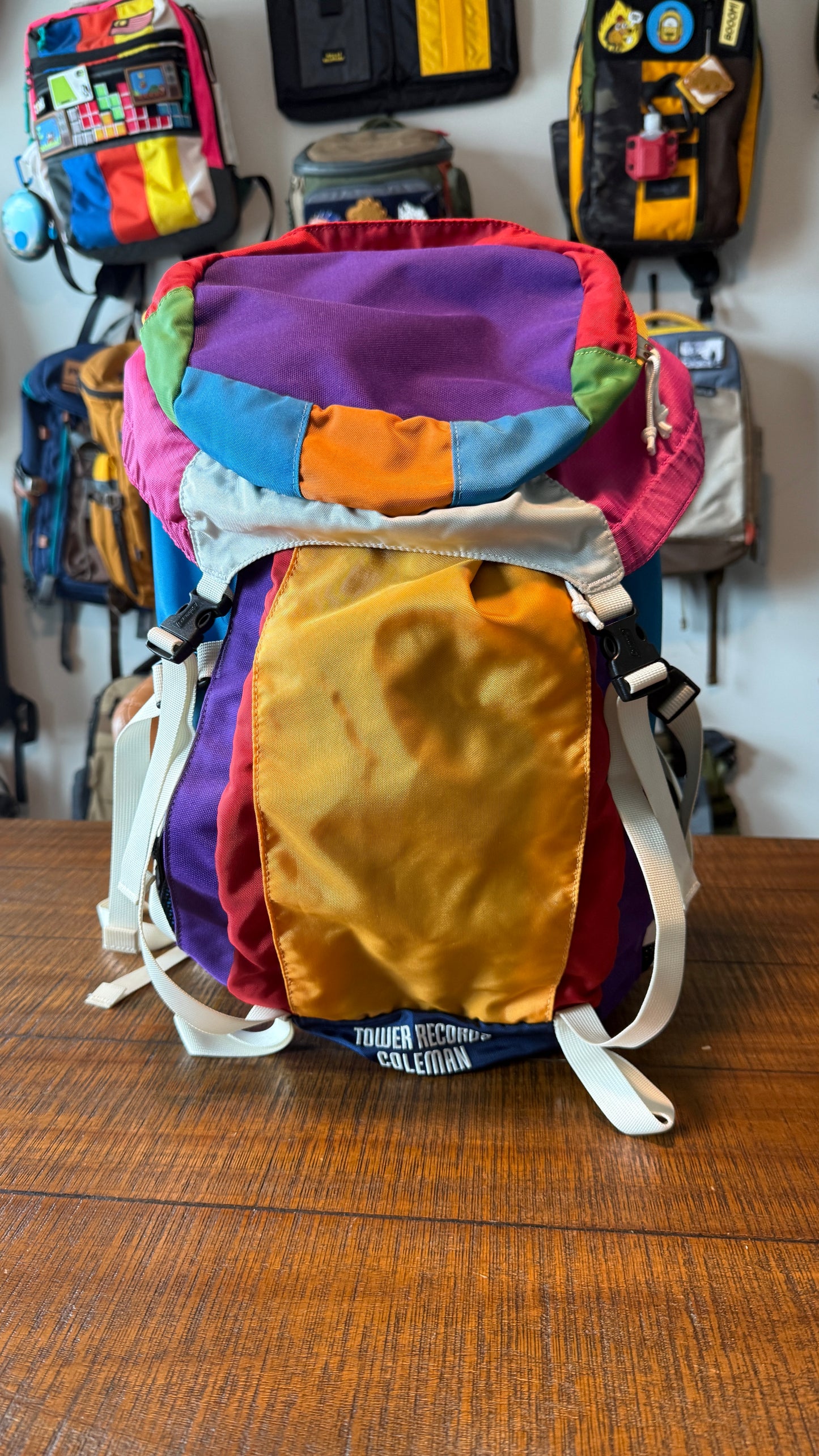 Insane Tower Records Japan x Coleman Outdoor Hiking Backpack