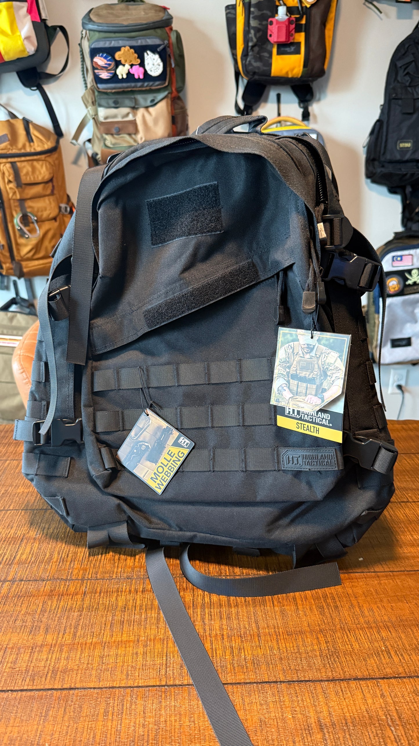 Highland Tactical Black Tactical Bag LARGE